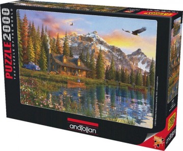 Puzzelwereld legpuzzel perre anatolian 3933 oldlook cabin 2000 stukjes R