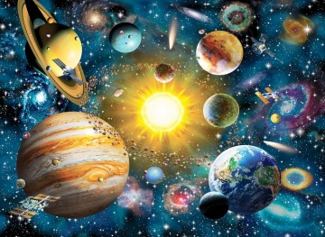 Puzzelwereld legpuzzel perre anatolian 3946 solar system 2000 stukjes P