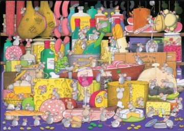 Puzzelwereld legpuzzel piatnik 549946 supervised feast 1000 stukjes P