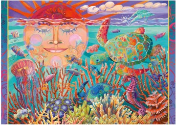 Puzzelwereld legpuzzel ravensburger 10036 sun and sea  500xl stukjes p