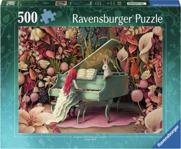 Puzzelwereld legpuzzel ravensburger 10104 rabbit recital  500 stukjes f