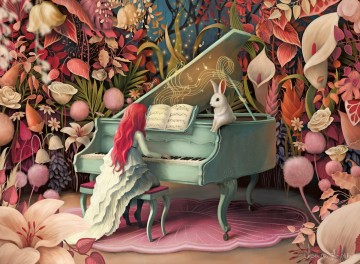 Puzzelwereld legpuzzel ravensburger 10104 rabbit recital  500 stukjes p