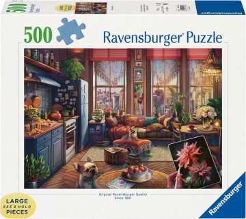 Puzzelwereld legpuzzel ravensburger 10258 cozy boho studio  500xl stukjes