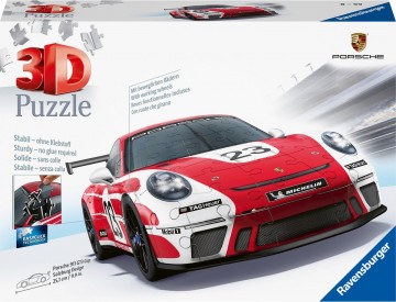Puzzelwereld legpuzzel ravensburger 115587 porsche 911 gt3 cup  153 stukjes f