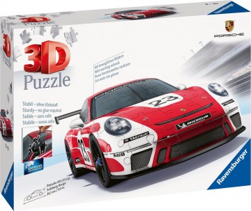 Puzzelwereld legpuzzel ravensburger 115587 porsche 911 gt3 cup  153 stukjes l