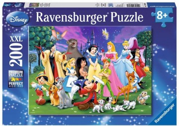 Puzzelwereld legpuzzel ravensburger 126989 disney's lievelingen 200 stukjes F