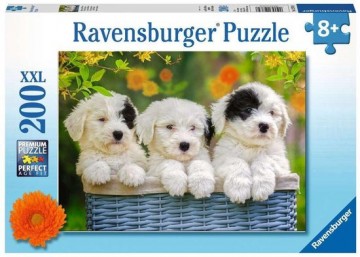 Puzzelwereld legpuzzel ravensburger 127658 schatigge puppies 200 stukjes F