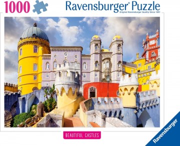 Puzzelwereld legpuzzel ravensburger 13143 palacio nacional da pena portugal  1000 stukjes f