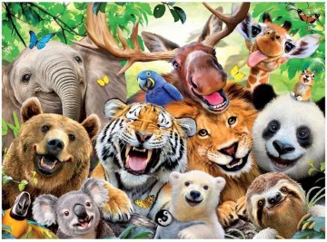 Puzzelwereld legpuzzel ravensburger 133543 lachen   300 stukjes p