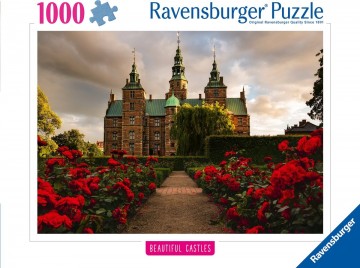 Puzzelwereld legpuzzel ravensburger 13365 rosenborg castle denmark  1000 stukjes f