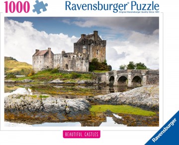 Puzzelwereld legpuzzel ravensburger 13372 eilean donan castle scotland  1000 stukjes f