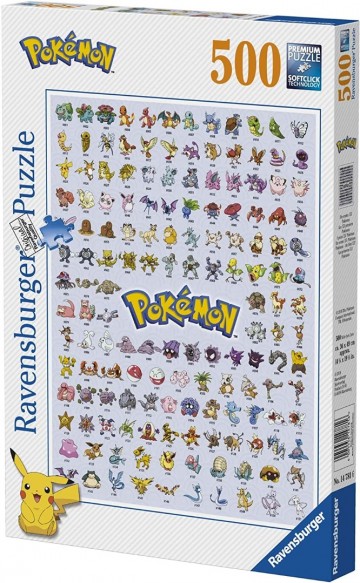 Puzzelwereld legpuzzel ravensburger 147816 pokemon 500 stukjes d