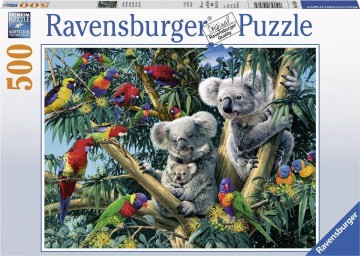 Puzzelwereld legpuzzel ravensburger 148264 koalas in de boom 500 stukjes F