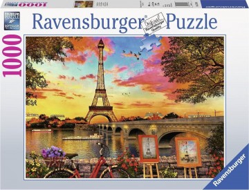 Puzzelwereld legpuzzel ravensburger 151684 parijs 1000 stukjes F