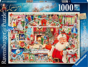Puzzelwereld legpuzzel ravensburger 165117 christmas is coming 1000 stukjes F