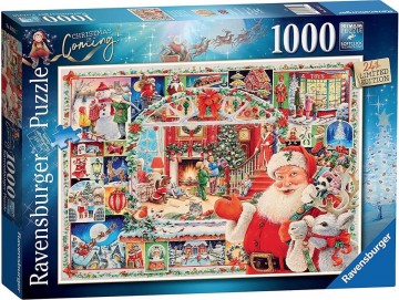 Puzzelwereld legpuzzel ravensburger 165117 christmas is coming 1000 stukjes L