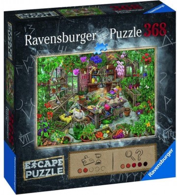 Puzzelwereld legpuzzel ravensburger 165308 escape the green house 368 stukjes L