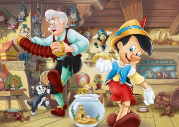 Puzzelwereld legpuzzel ravensburger 167364 Disney: Pinokkio 1000 stukjes P