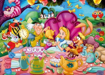 Puzzelwereld legpuzzel ravensburger 167371 disney alice in wonderland 1000 stukjes P
