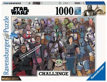Puzzelwereld legpuzzel ravensburger 167708 star wars mandalorian 1000 stukjes F