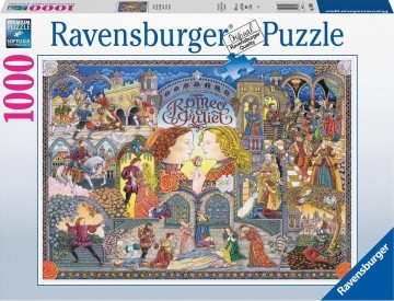 Puzzelwereld legpuzzel ravensburger 168088 romeo & julia 1000 stukjes F