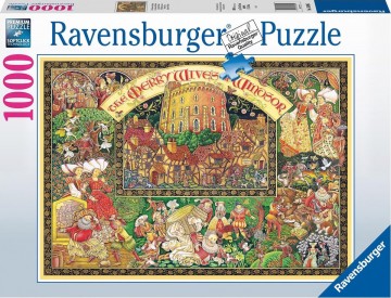 Puzzelwereld legpuzzel ravensburger 168095 de windsor vrouwen 1000 stukjes F