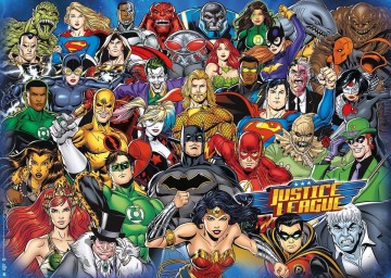 Puzzelwereld legpuzzel ravensburger 168842 DC comics 1000 stukjes P