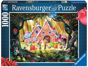 Puzzelwereld legpuzzel ravensburger 169504 hans en grietje  1000 stukjes f