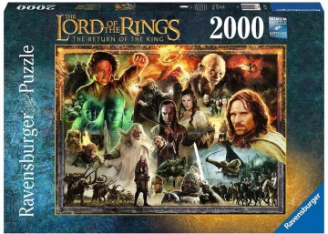 Puzzelwereld legpuzzel ravensburger 172931 lotr  return of the king  2000 stukjes f