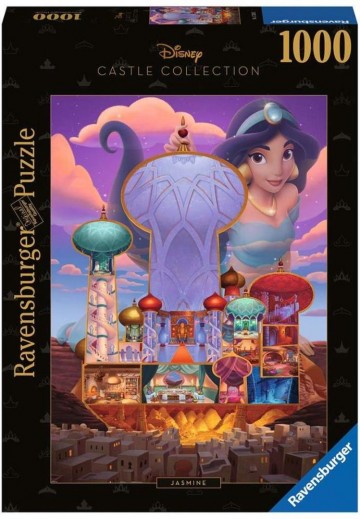 Puzzelwereld legpuzzel ravensburger 173303 disney castles jasmine  1000 stukjes f