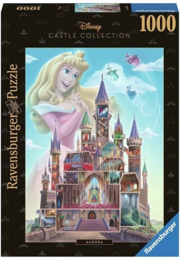 Puzzelwereld legpuzzel ravensburger 173389 disney castles aurora  1000 stukjes f