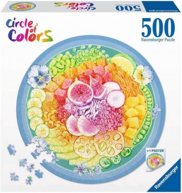 Puzzelwereld legpuzzel ravensburger 17351 poke bowl 500 stukjes  d