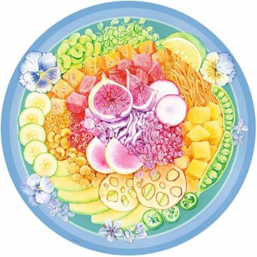 Puzzelwereld legpuzzel ravensburger 17351 poke bowl 500 stukjes  p
