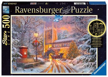 Puzzelwereld legpuzzel ravensburger 173846 kerst  magical christmas starline  500 stukjes f