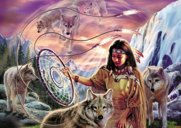 Puzzelwereld legpuzzel ravensburger 173945 de dromenvanger  1000 stukjes p