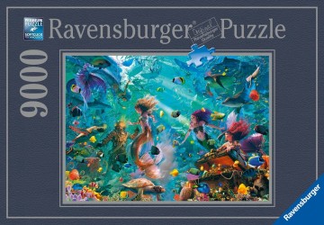 Puzzelwereld legpuzzel ravensburger 174195 koninkrijk onderwater  9000 stukjes f1