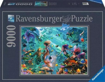 Puzzelwereld legpuzzel ravensburger 174195 koninkrijk onderwater  9000 stukjes f2
