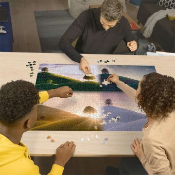 Puzzelwereld legpuzzel ravensburger 174430 stemmingsvolle bomen en bergen  2000 stukjes s