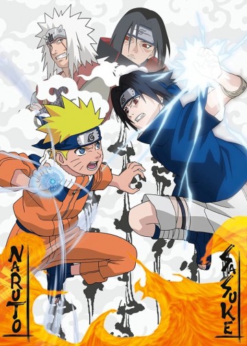 Puzzelwereld legpuzzel ravensburger 174492 naruto vs sasuke  1000 stukjes p