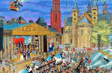 Puzzelwereld legpuzzel ravensburger 175802 maastricht  1000 stukjes p