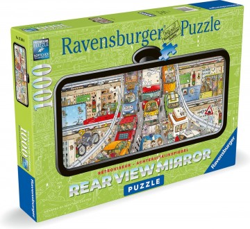 Puzzelwereld legpuzzel ravensburger 175888 comic   rear view mirror verkeerschaos  1000 stukjes l