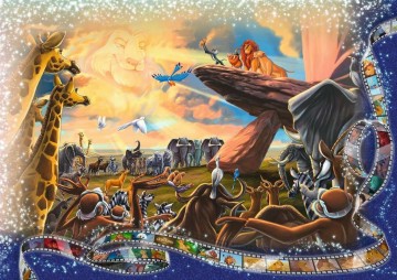 Puzzelwereld legpuzzel ravensburger 178261 een onvergetelijk disney moment 40320 stukjes lionking