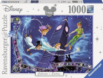 Puzzelwereld legpuzzel ravensburger 197439 disney peter pan 1000 stukjes F