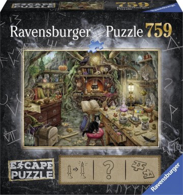 Puzzelwereld legpuzzel ravensburger 199587 escape 3 de hekensenkeuken 759 stukjes F