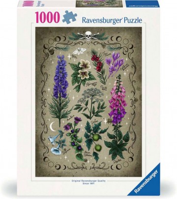 Puzzelwereld legpuzzel ravensburger 7814 giftige planten  1000 stukjes f