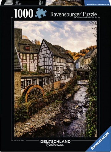 Puzzelwereld legpuzzel ravensburger 7920 monschau in de eifel  1000 stukjes f