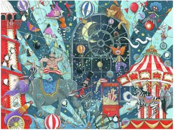 Puzzelwereld legpuzzel ravensburger 7975 welkom bij het circus  1500 stukjes p