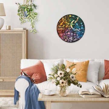 Puzzelwereld legpuzzel ravensburger 8200 round puzzle  insectscircle ofcolors  500 stukjes s2