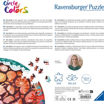 Puzzelwereld legpuzzel ravensburger 8231 round puzzle  seashellscircle ofcolors  500 stukjes a