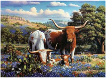 Puzzelwereld legpuzzel ravensburger 8262 loving longhorns  500 stukjes p
